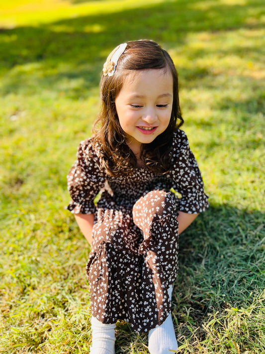 Beautiful Floral Leopard Dress