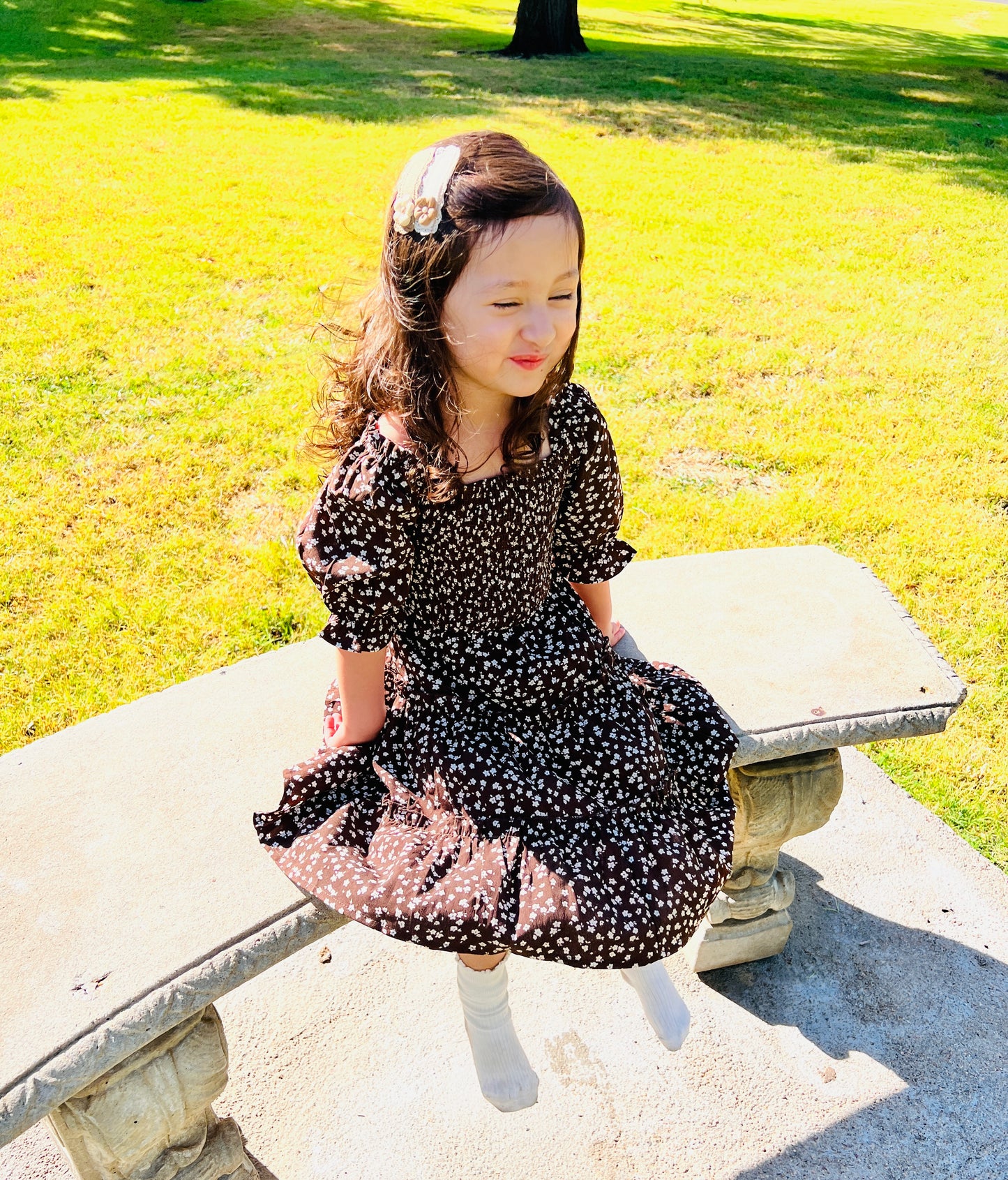 Beautiful Floral Leopard Dress