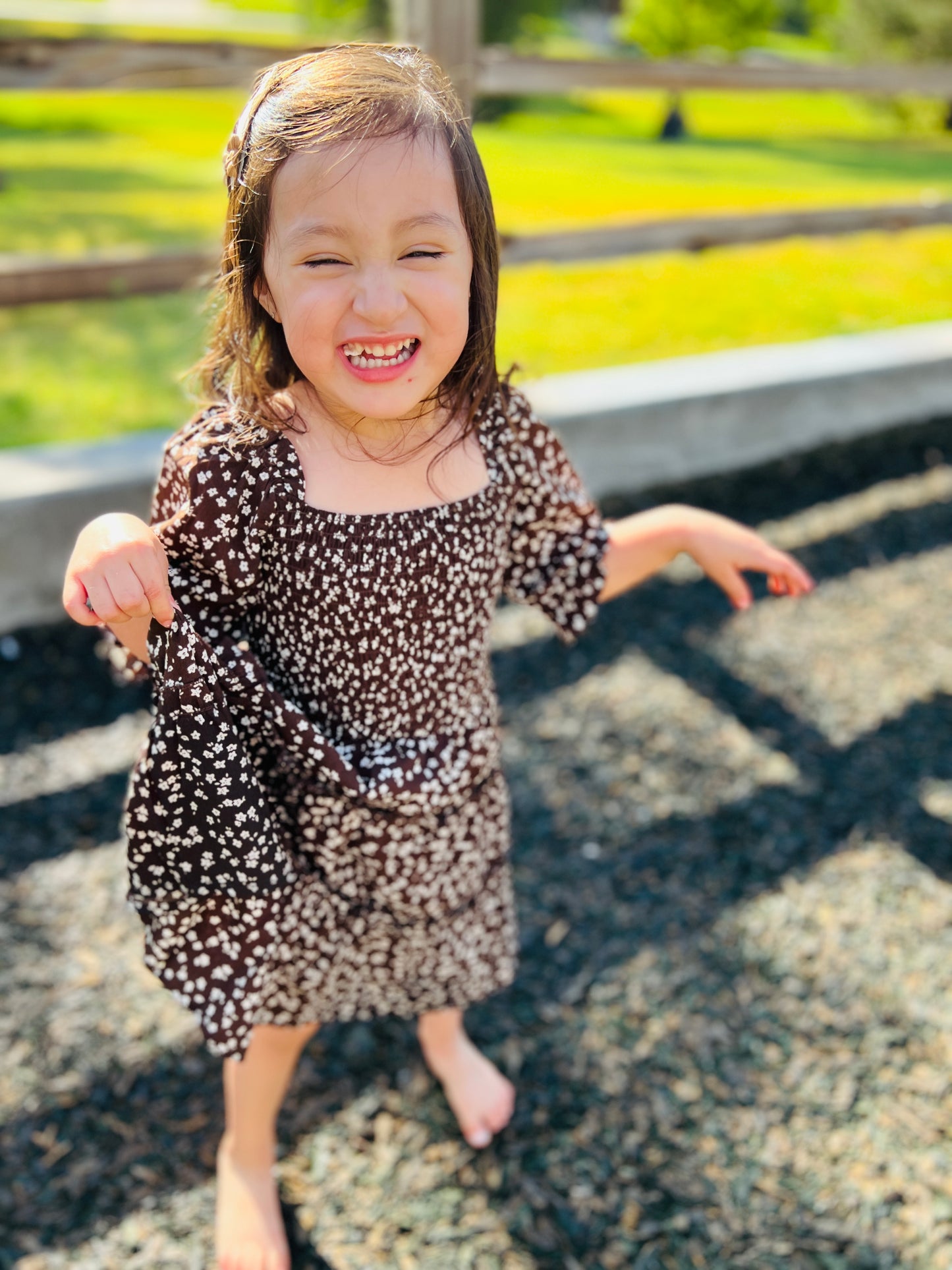 Beautiful Floral Leopard Dress