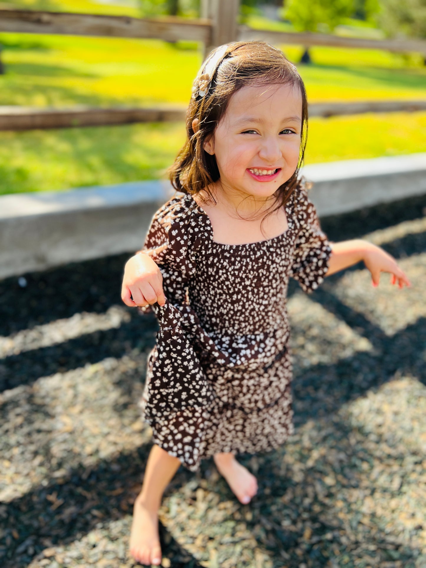 Beautiful Floral Leopard Dress