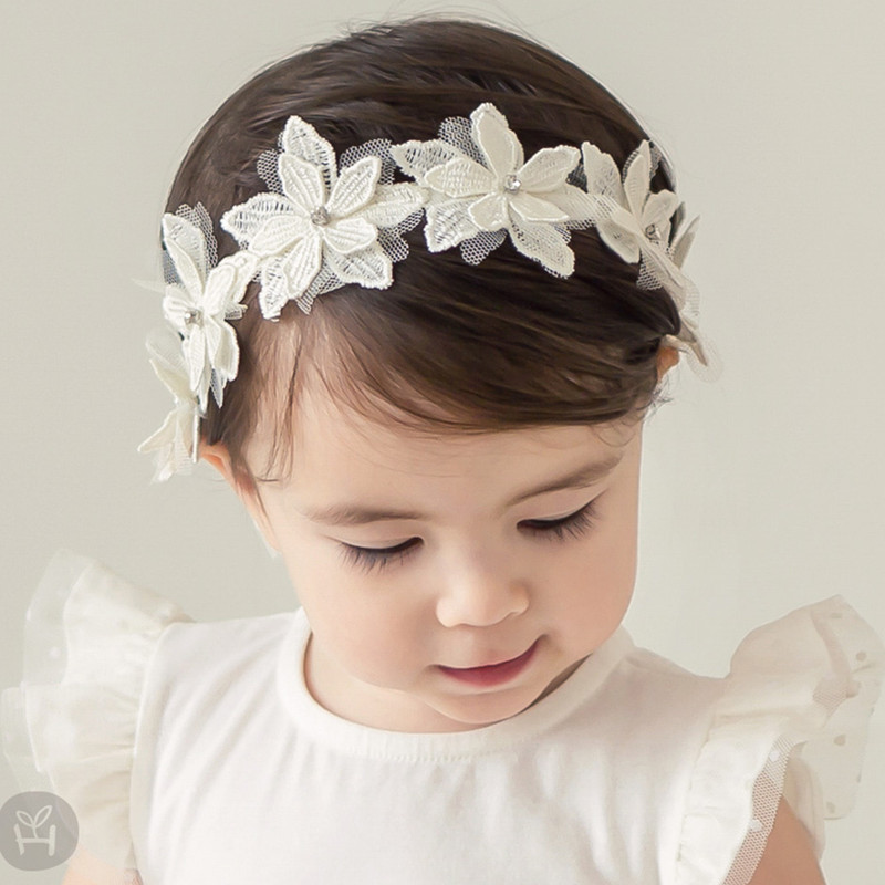 Lace Flowers Headband