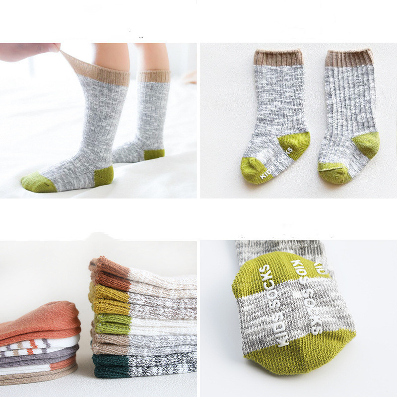 Knitted Mix Color Socks