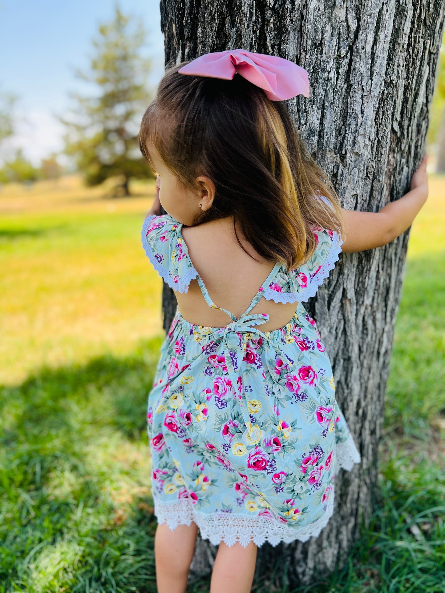 Sweet Girl flower Lace Dress