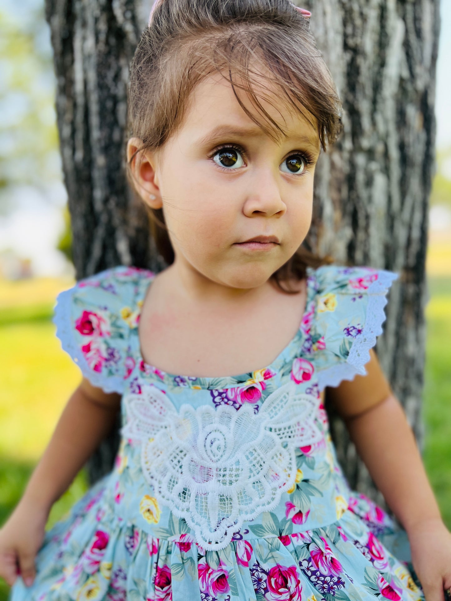 Sweet Girl flower Lace Dress